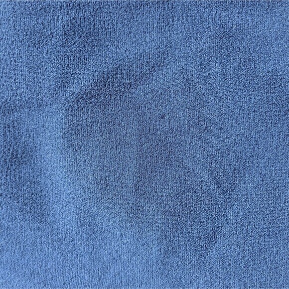 Oasis Jumpsuit Blue Belted Cropped Wide Leg Pockets Size 10 - Picture 10 of 12